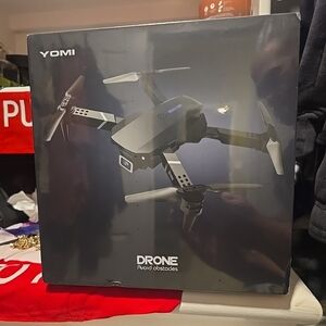 Black Drone with Obstacle Avoidance
